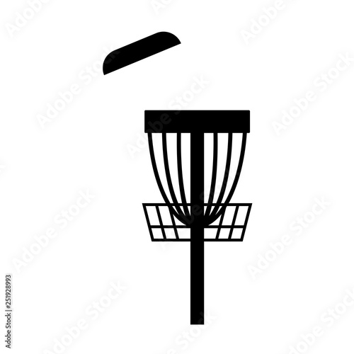 Disc golf sport symbol