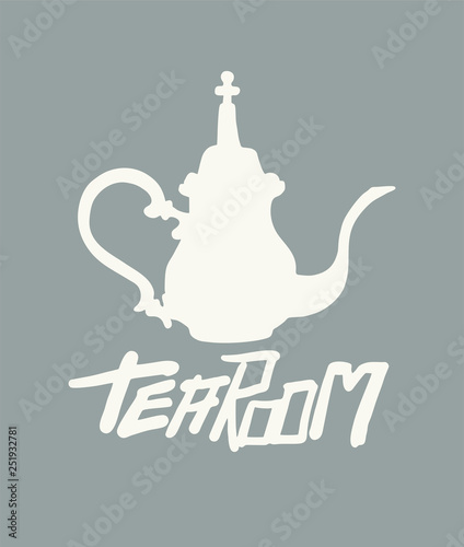Classic teapot illustration