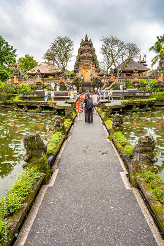 Pura Taman Saraswati Temple. Ubud, Bali, Indonesia