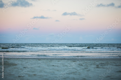 Pastel Beach Sunset