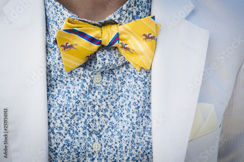 Colorful Suit and Tie Mens Combo for Derby Close Up