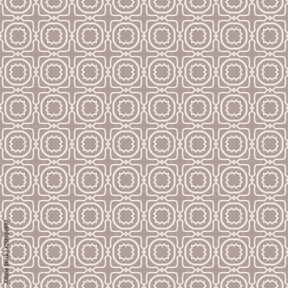bstract Vector Paper With Seamless Patterns Of Lines, Geometric Shapes. Light brown color