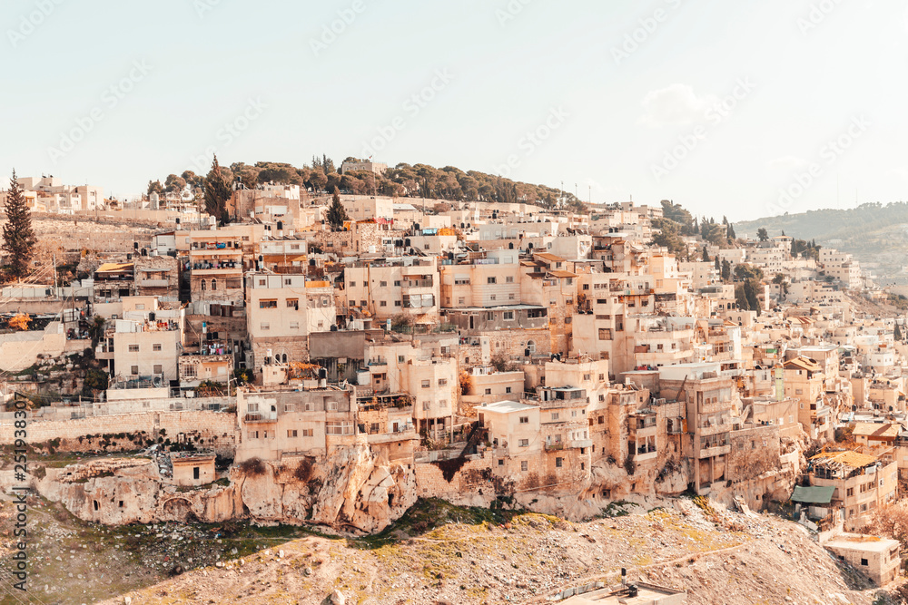 Cityscape and Historical Sites of Jerusalem, Israel