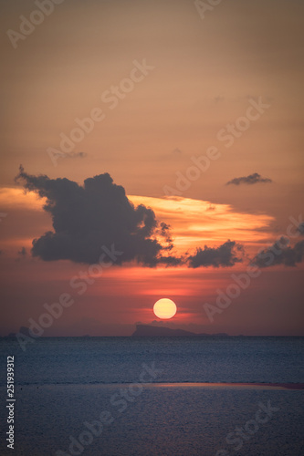 Beautiful Thailand Asia Sunset Sunrise