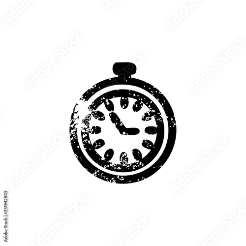 stop watch distressed icon