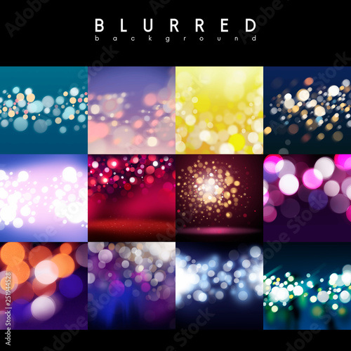 Mixed bokeh backgrounds