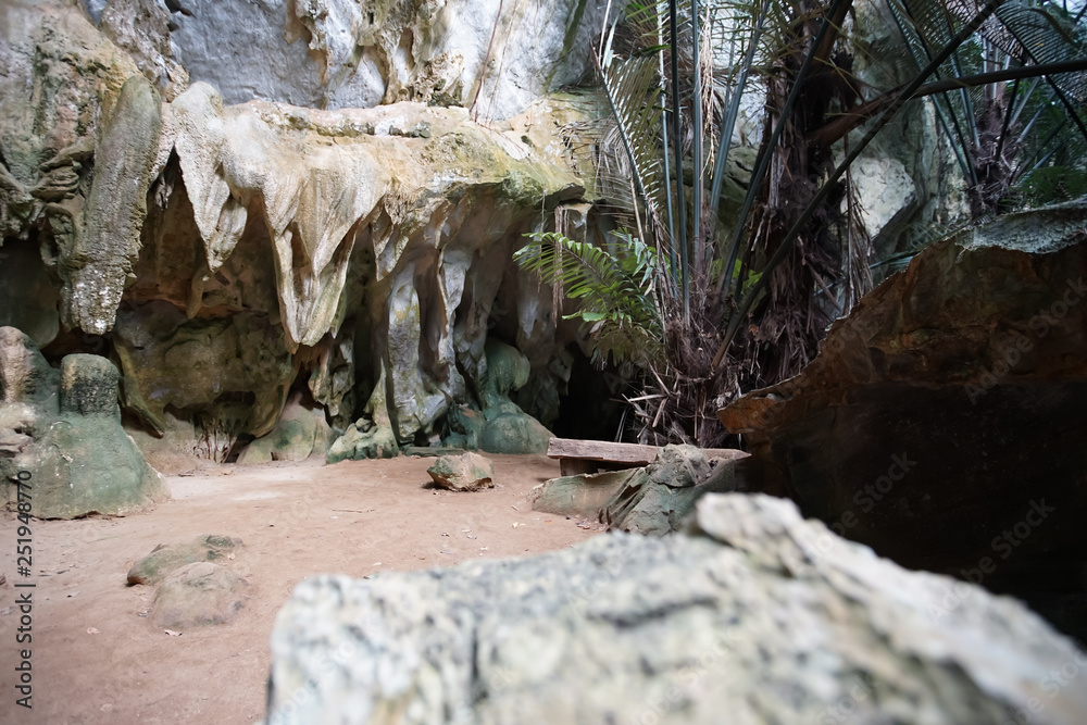 The famous travel destinations Ancient forest Hup Pa Tat. The famous travel destinations Ancient forest Hup Pa Tat.