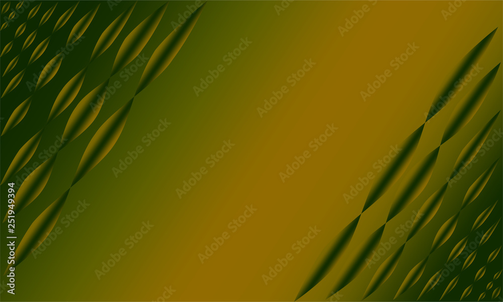 Fototapeta premium Abstract green yellow background with diagonal pattern and space for design.
