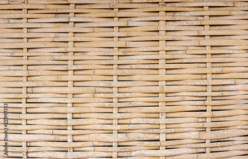 Bamboo weave background or Wicker