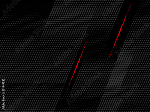 Red and black vector geometric background 