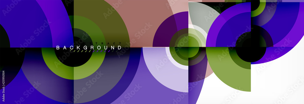 Round shapes vector abstract background. Trendy circle shapes composition vector Round shapes vector abstract background. Trendy circle shapes composition vector