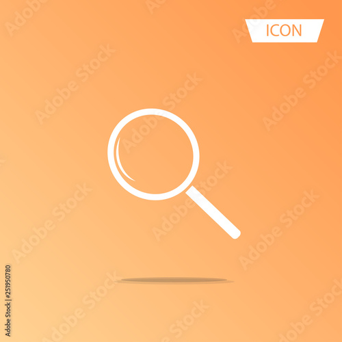 Search vector icon Magnifying glass vector icon ,symbols