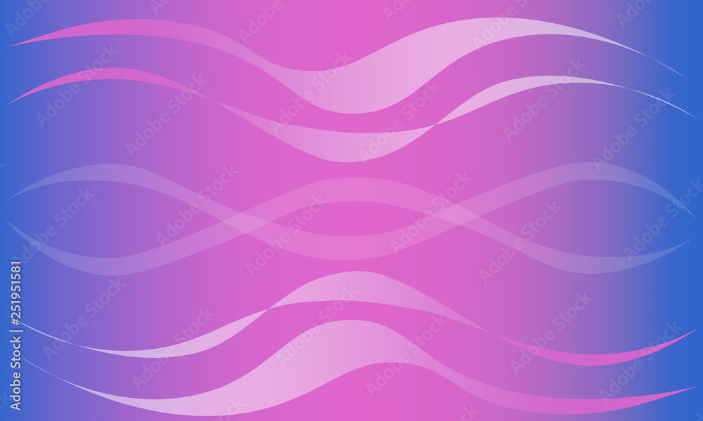 Abstract purple background, semitransparent curved wave-shaped lines. Abstract purple background, semitransparent curved wave-shaped lines.