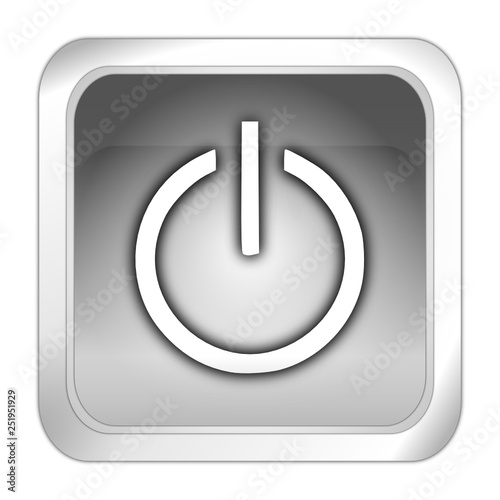 Power Button - 3D illustration