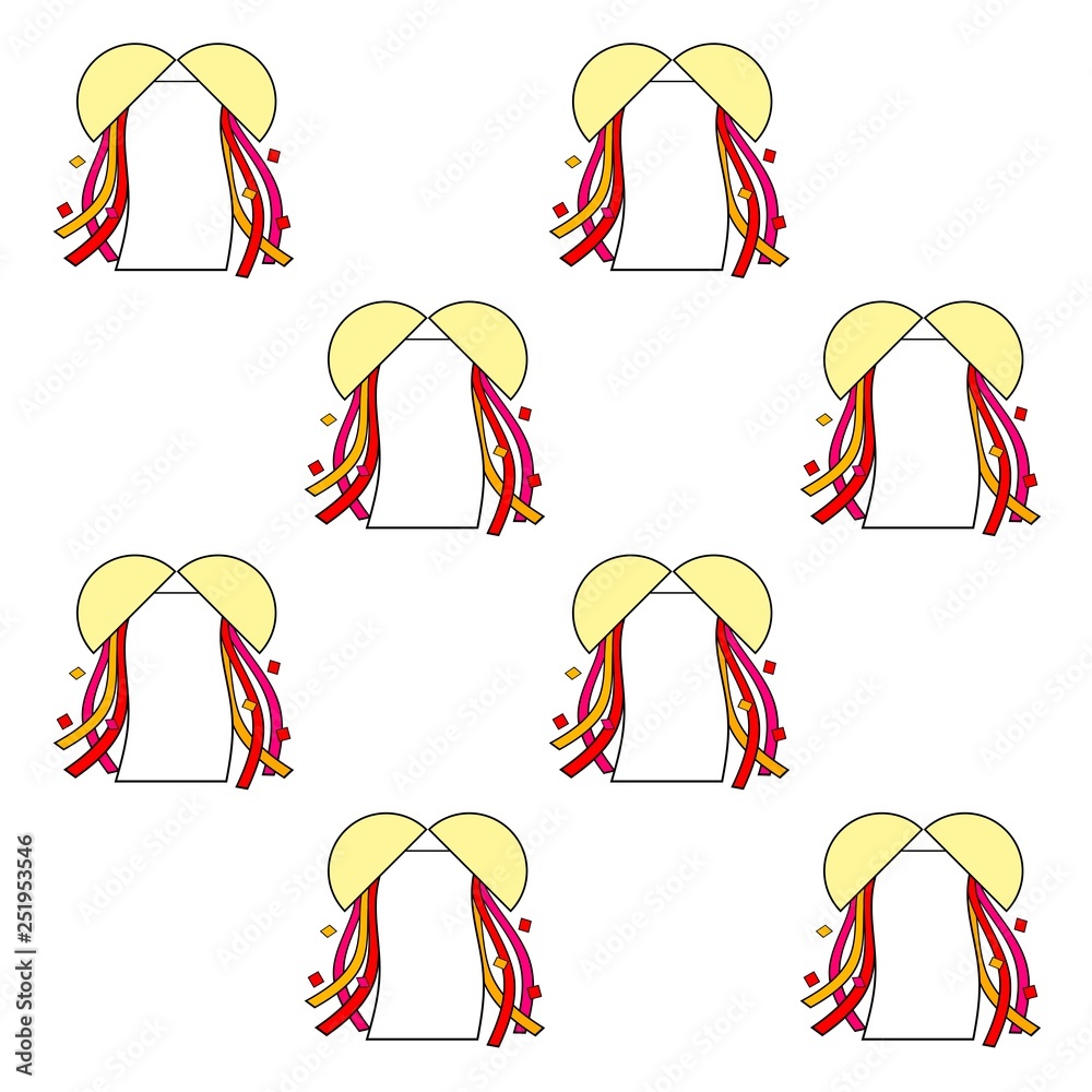 くす玉の模様 くす玉の模様
