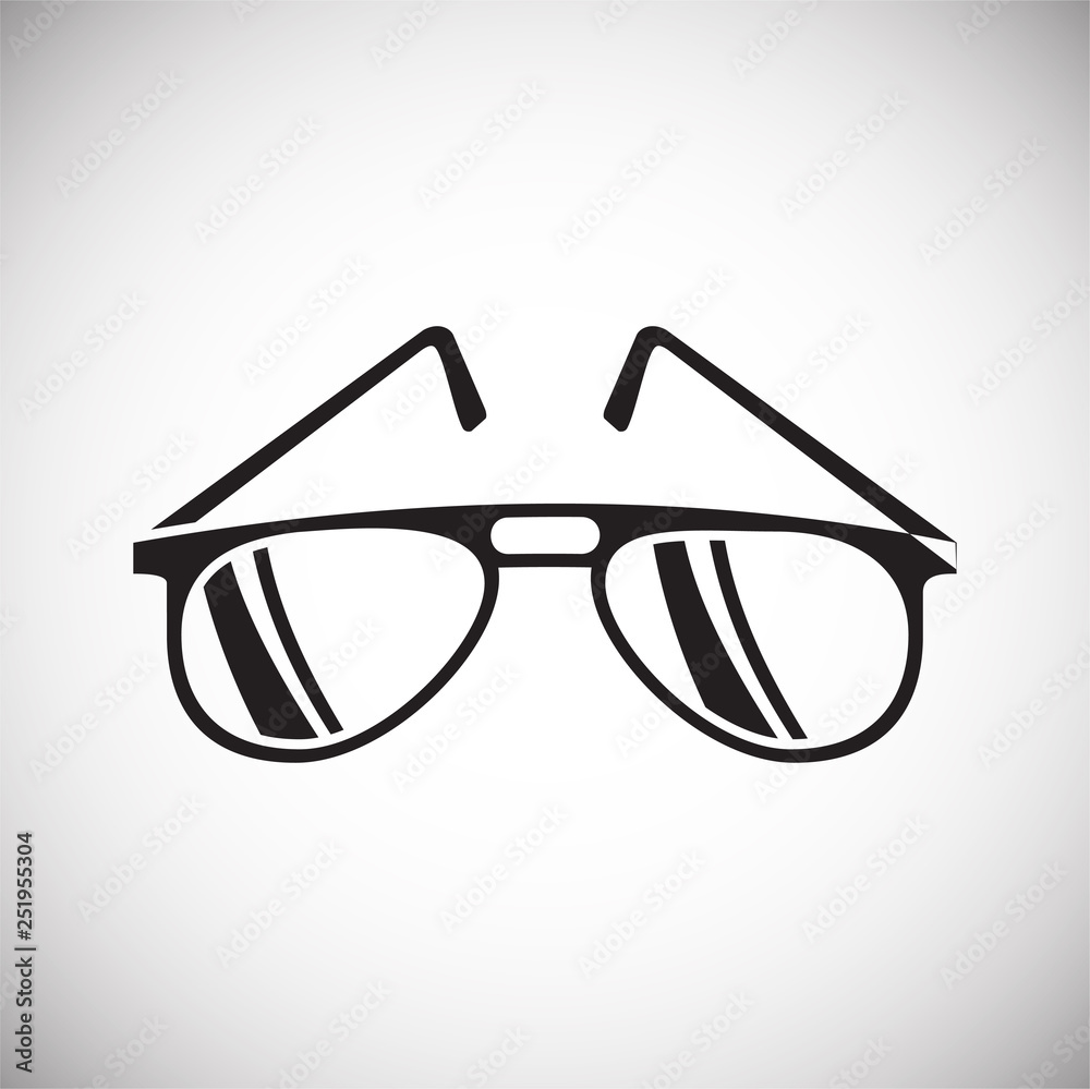 Glasses icon on white background for graphic and web design, Modern simple vector sign. Internet concept. Trendy symbol for website design web button or mobile app Glasses icon on white background for graphic and web design, Modern simple vector sign. Internet concept. Trendy symbol for website design web button or mobile app