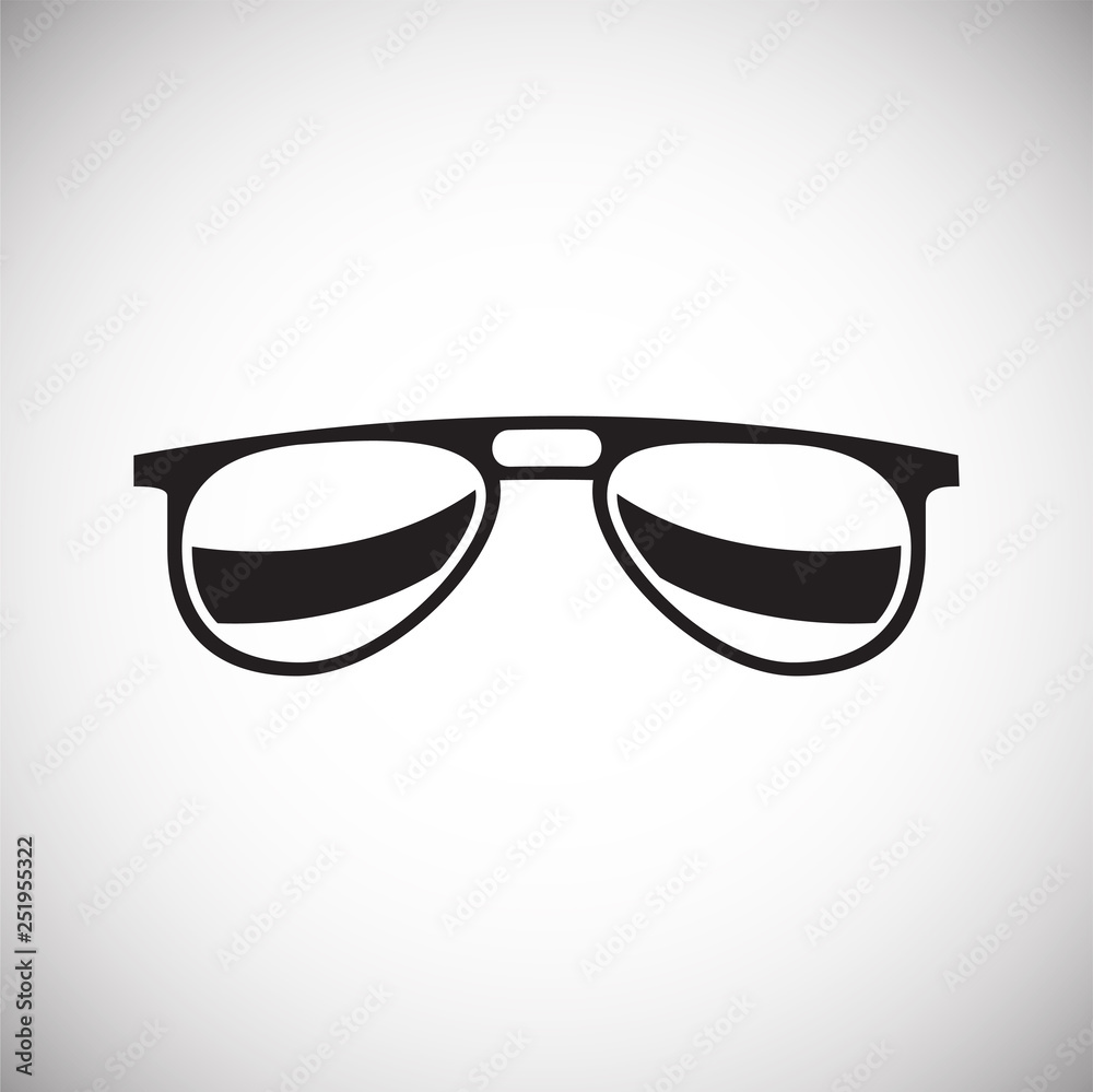 Glasses icon on white background for graphic and web design, Modern simple vector sign. Internet concept. Trendy symbol for website design web button or mobile app Glasses icon on white background for graphic and web design, Modern simple vector sign. Internet concept. Trendy symbol for website design web button or mobile app