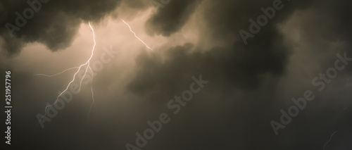 Lightning storm