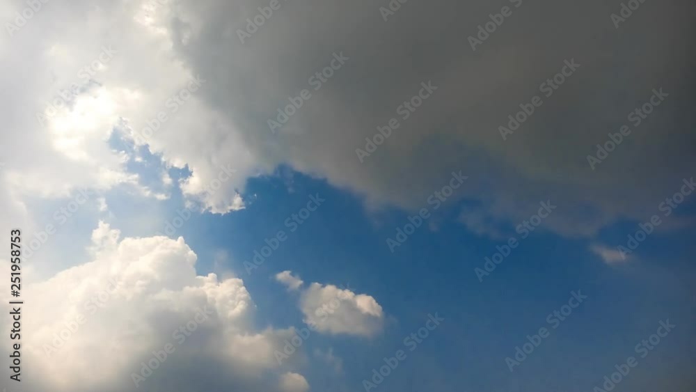 time lapse sky with clouds and sun rays time lapse sky with clouds and sun rays