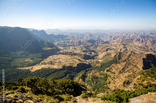 Simien mountain view