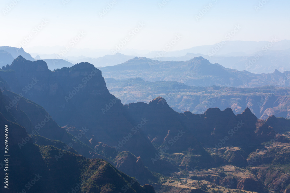 view of Simien mountains