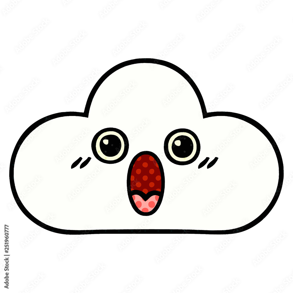 comic book style cartoon cloud comic book style cartoon cloud