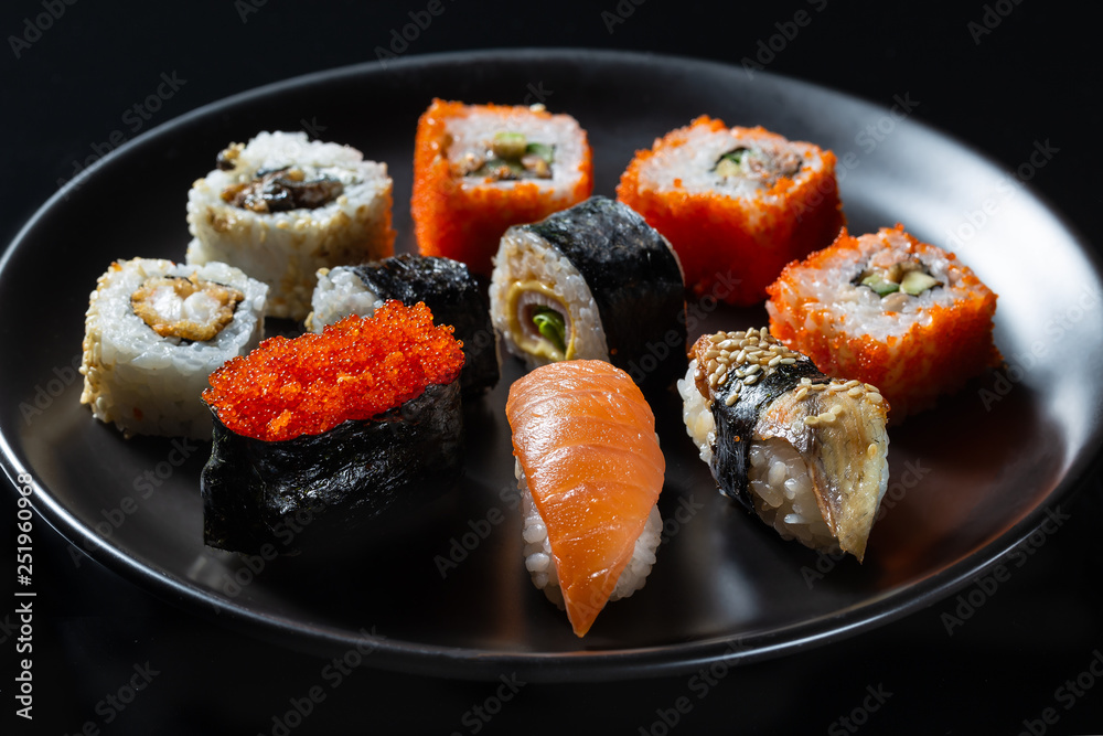 Japan sushi and roll Japan sushi and roll