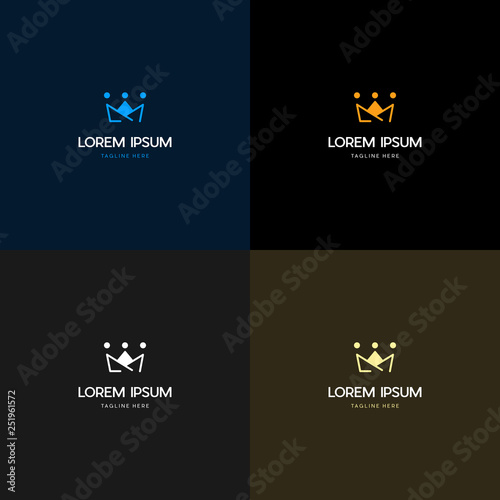 Crown Vector Logo Design