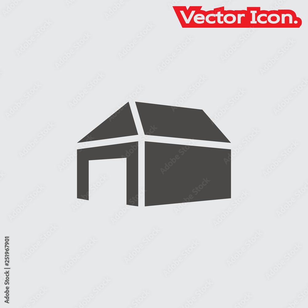 warehouse icon isolated sign symbol and flat style for app, web and digital design. Vector illustration. warehouse icon isolated sign symbol and flat style for app, web and digital design. Vector illustration.