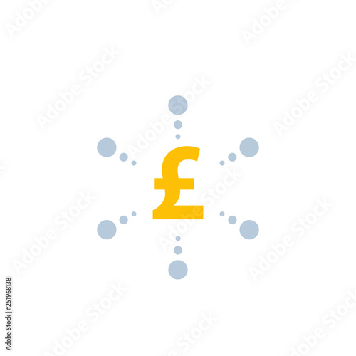 diversification vector icon with pound