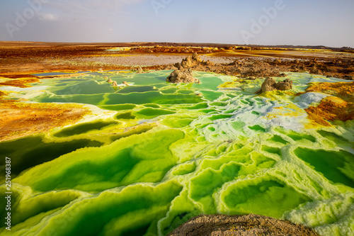 Danakil Depression in Ethiopia