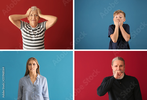 Emotional people after maki...
