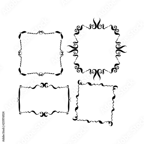 set of vintage frames