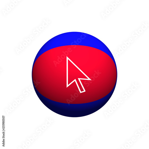 Free Download arrow sign icon on square internet button isolated on white background - GFXLoad
