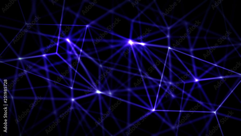 Abstract background that shows connections between nodes - data, information, or biological objects.