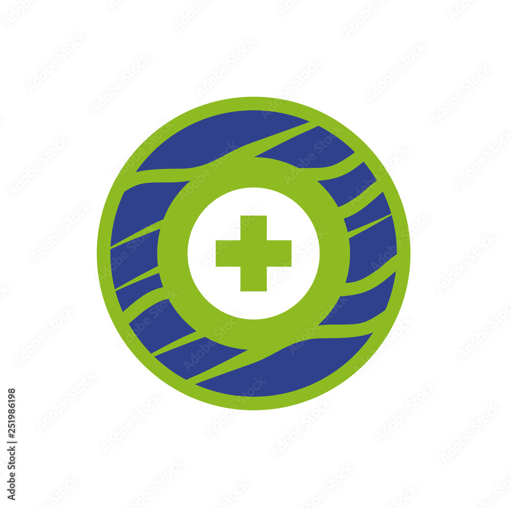 Medical and health care logo design vector template Medical and health care logo design vector template