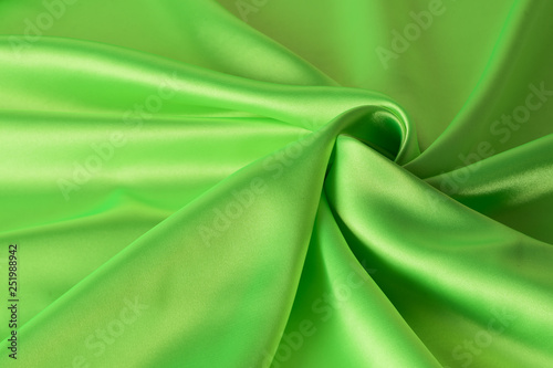abstract green background texture shiny fabric silk