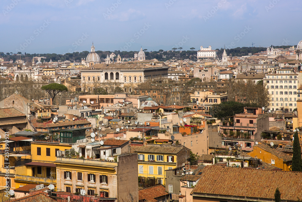 View of Rome from above