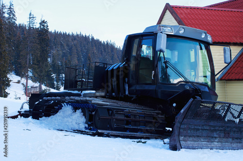 ski slope preparation machine