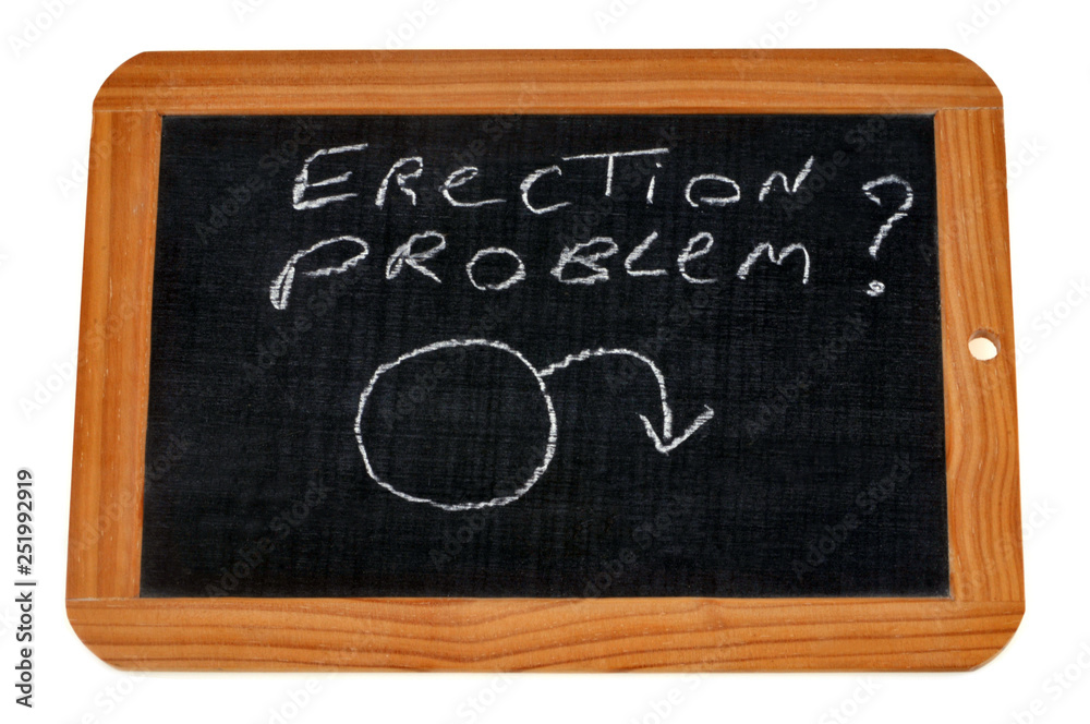 Fototapeta premium Erection problem