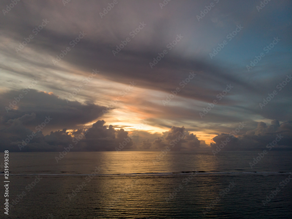 Mauritius Indian ocean sunset beautiful photo Mauritius Indian ocean sunset beautiful photo