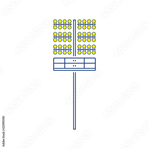 Icon of football  light mast