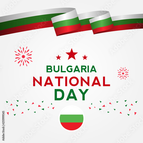 Bulgaria Independence Day Vector Design