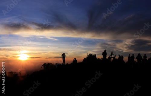 Sunrise in Merbabu Mountain 