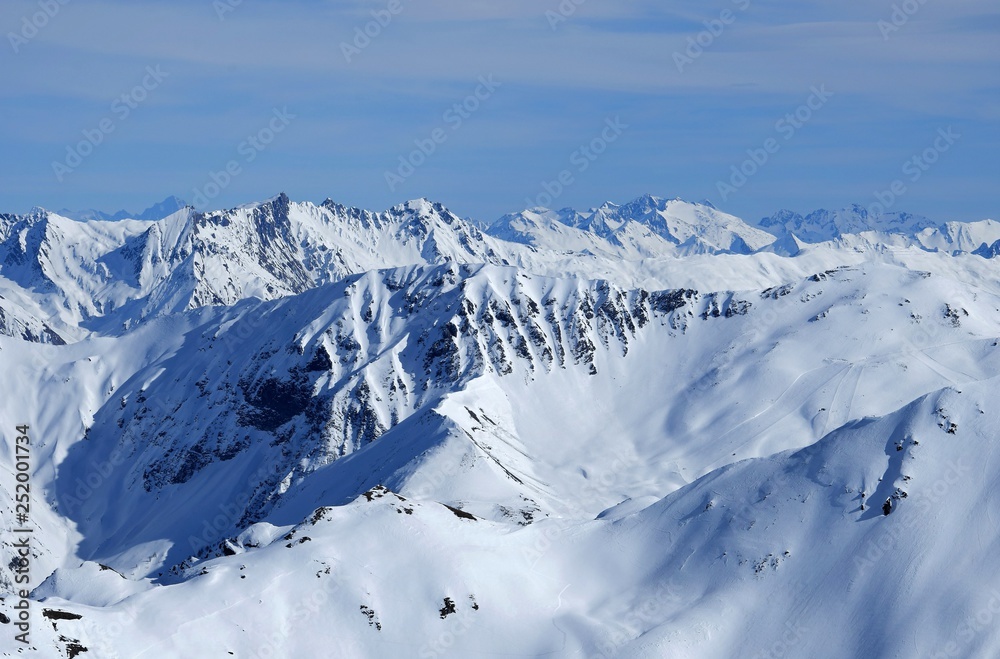 Fototapeta premium sport d'hiver...grisons