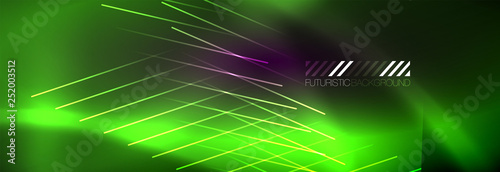 Shiny glowing lights neon color design background