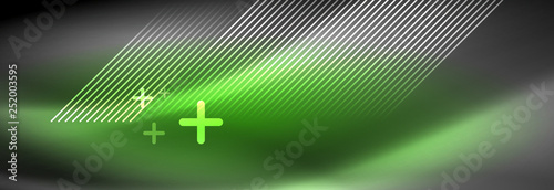 Shiny glowing lights neon color design background