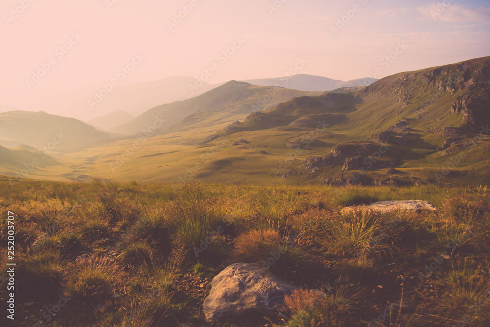 Fototapeta premium golden hour landscape