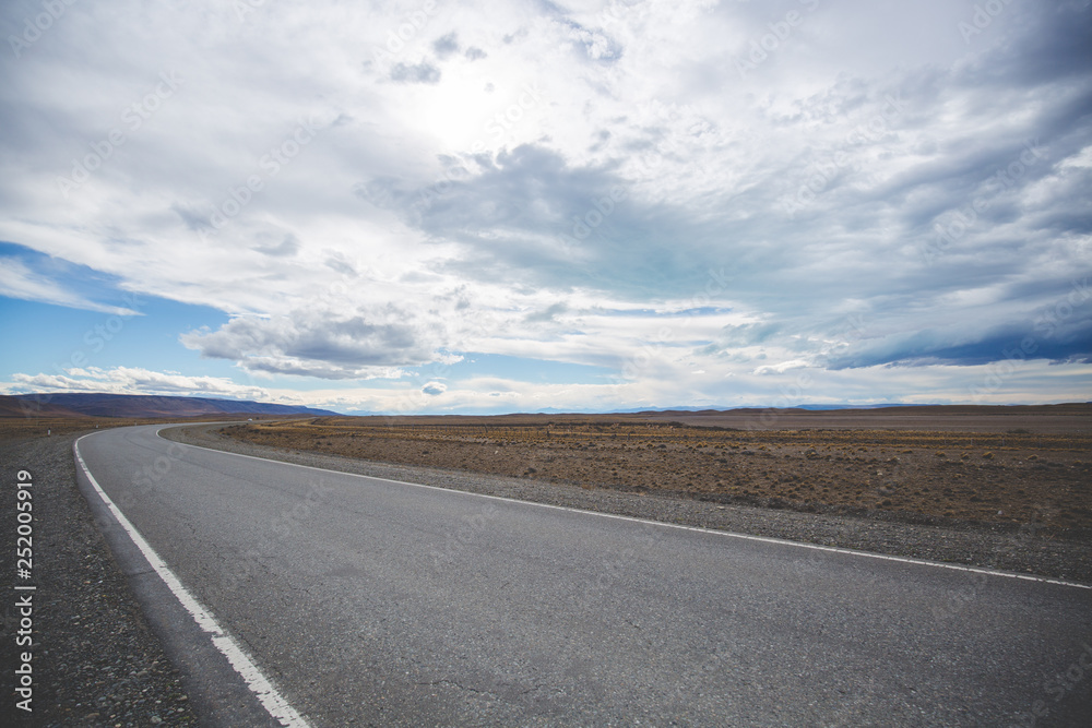 road in desert