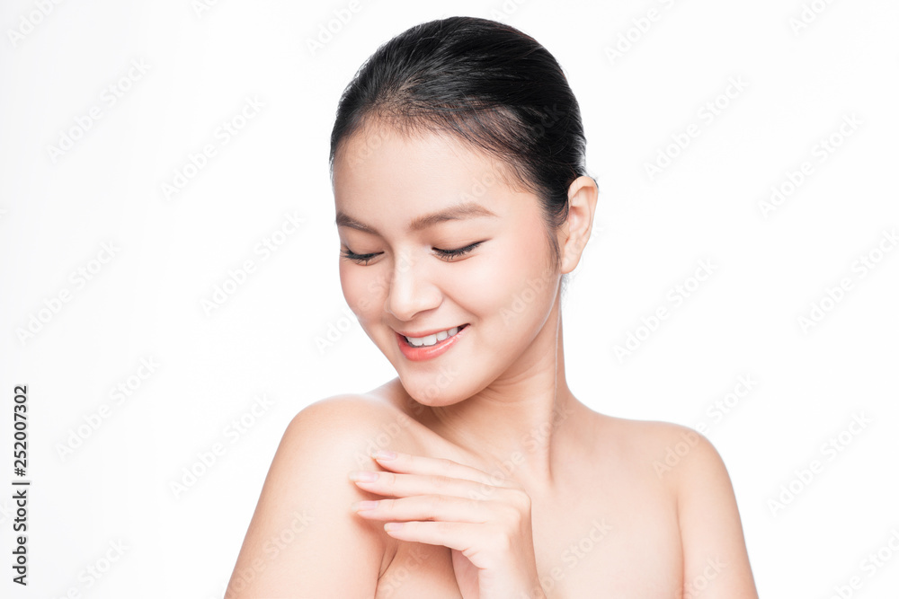 Youth and Skin Care Concept. Beauty Spa Asian Woman with perfect skin Portrait. Youth and Skin Care Concept. Beauty Spa Asian Woman with perfect skin Portrait.